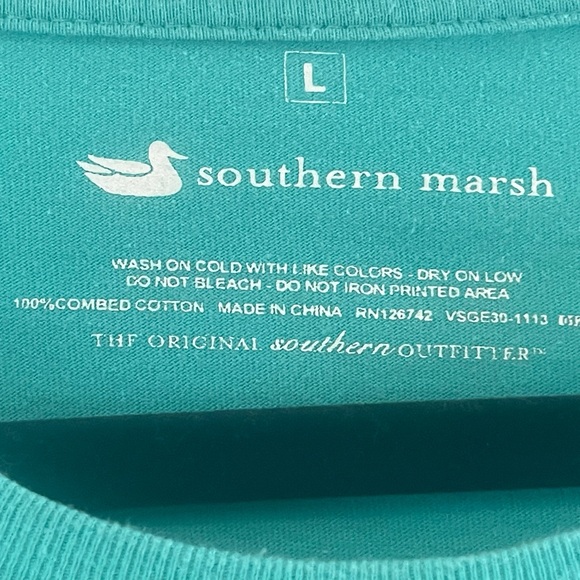 Southern Marsh Men’s Long Sleeve Tee Sz L - Picture 5 of 5